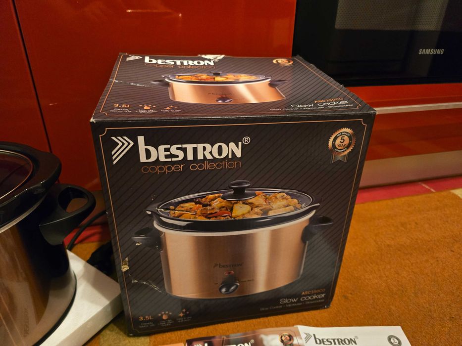 Slow Cooker Bestron ASC350 - Oala Gatit Lent Ceramica, Noua Nefolosita