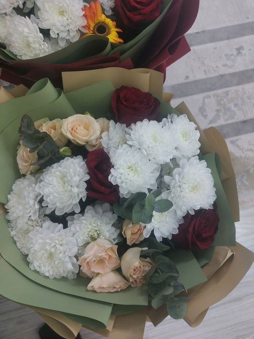 Букет цветов свежие