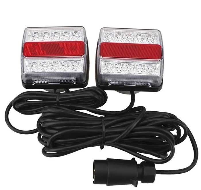 Комплект Диодни LED стопове 12V 24V Волта бус камион ТИР ремарке Магнитни