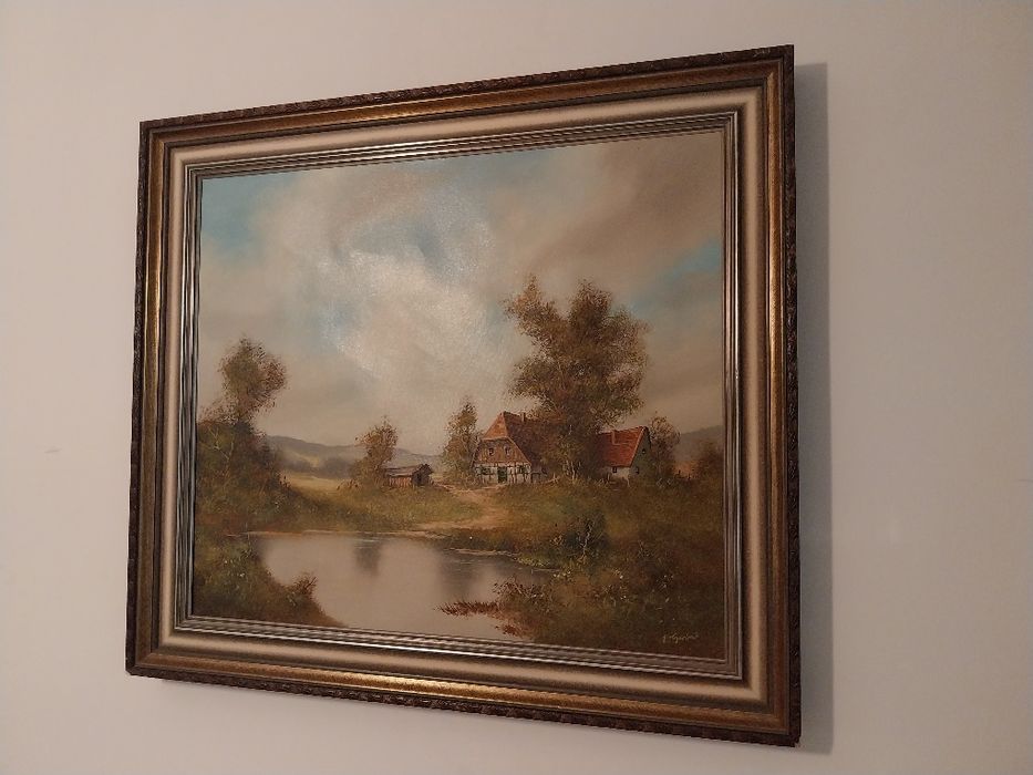Pictură veche - Ulei pe pânză - Autor austriac