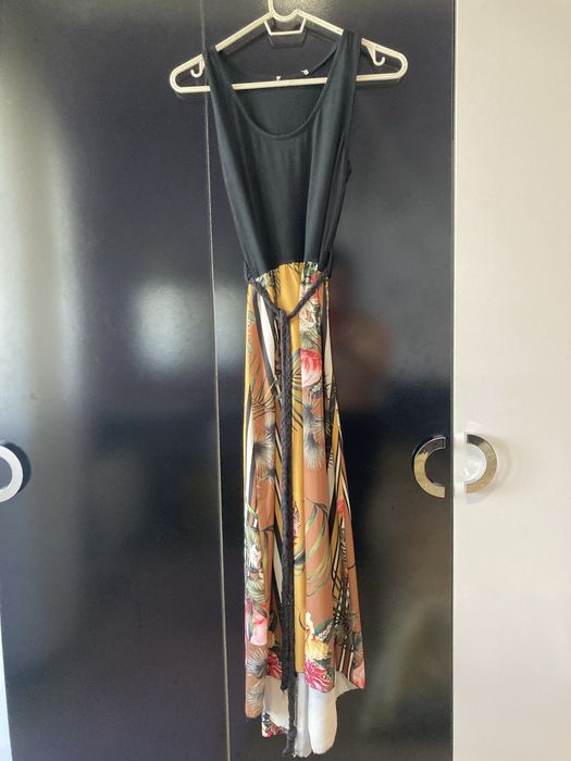 Дълга рокля с колан