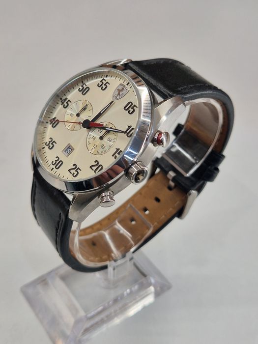 Ceas Ferrari quartz curea piele Garantie!#40451