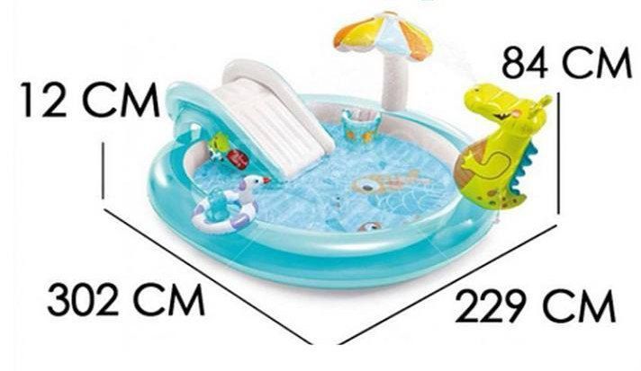 Бассейн детский.Надувной игровой центр Intex