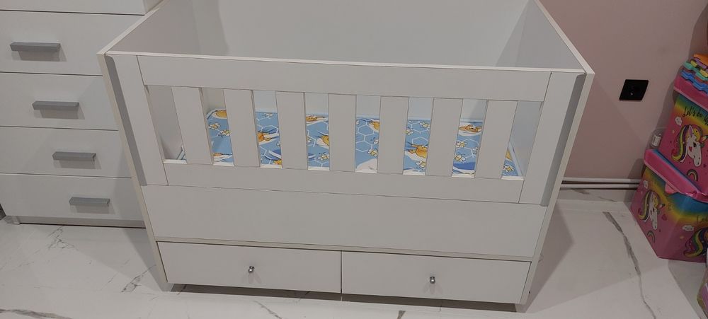 Бебешка кошара с матрак 2 броя