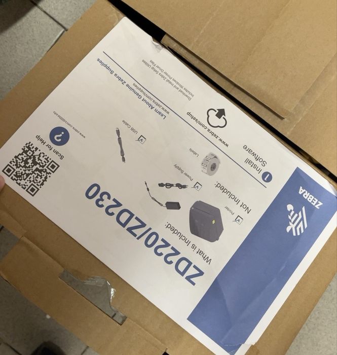 Imprimantă de etichete Zebra ZD220 – funcțională