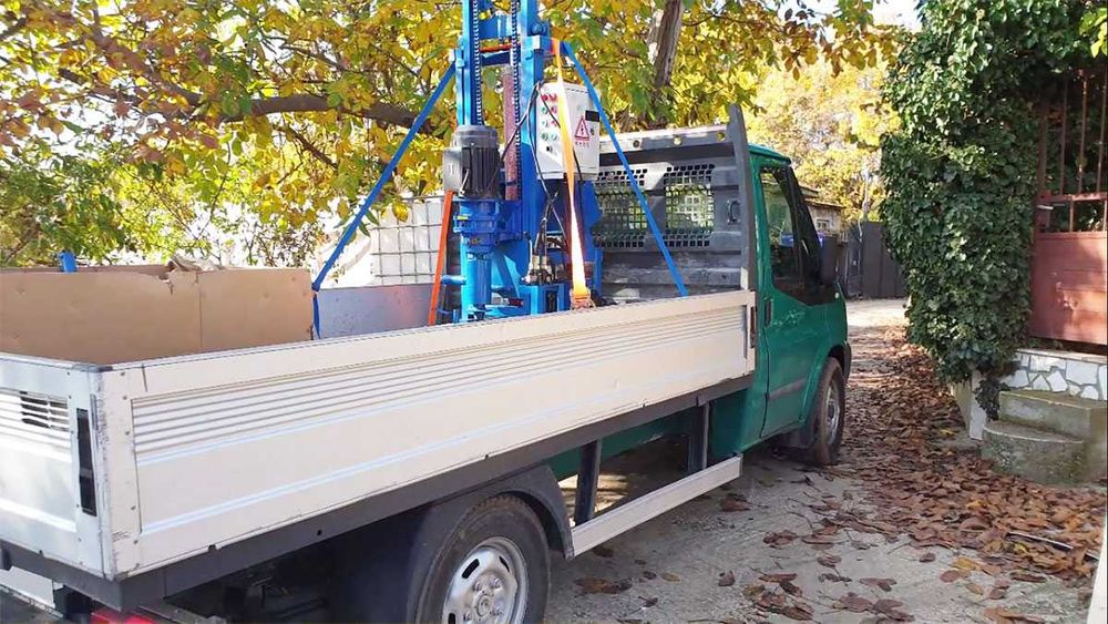 Нова Сонда за вода с 4 колела Mobi130H-220V /Хидравлика ход/ до 130м