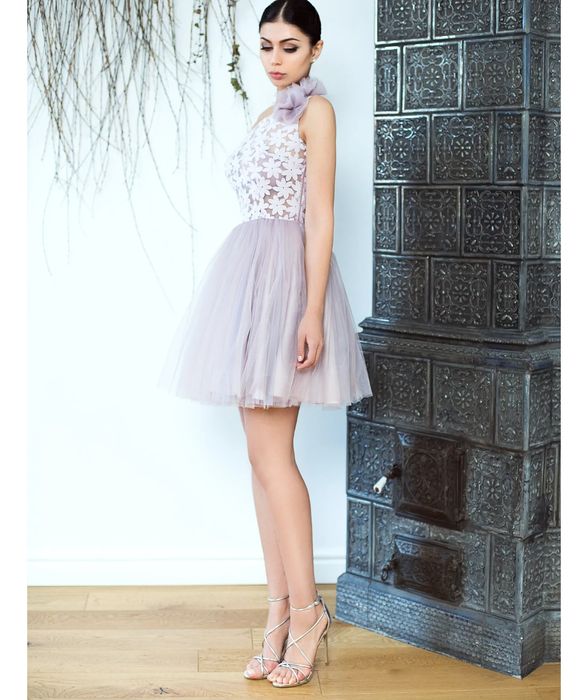 Rochie cocktail de designer (Maigre Couture).