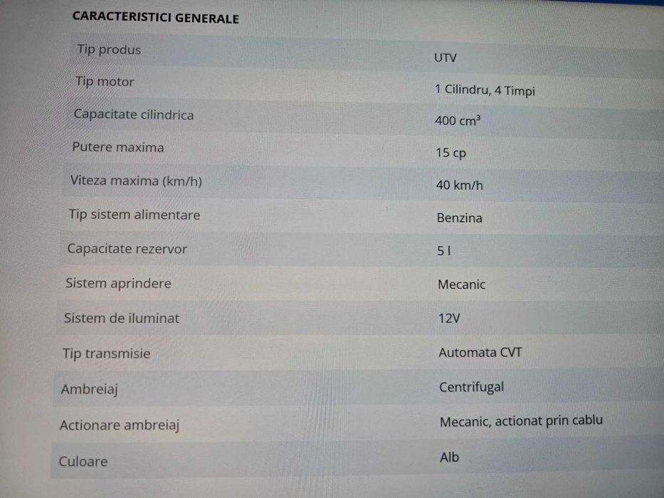 Sanie cu motor caterpiller