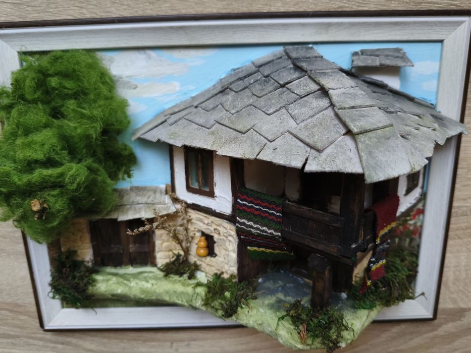 3D картина - Възрожденска къща