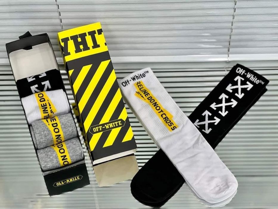 Sosete barbati calitate superioara off white 6 la set