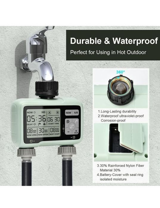 Programator irigare automat 2 Zone Independente