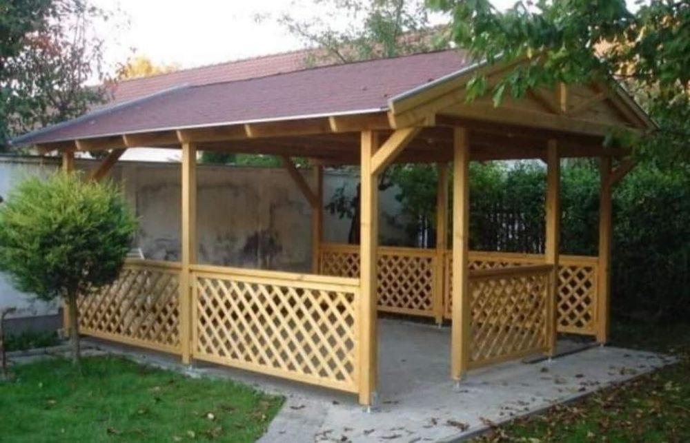 Foișor și terase mobilier și gradina