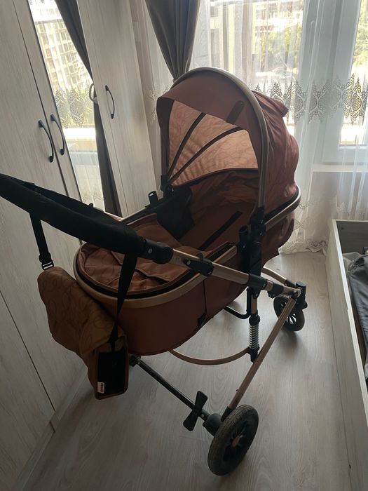 Детска количка Chipolino Estel 2 в 1 – абанос