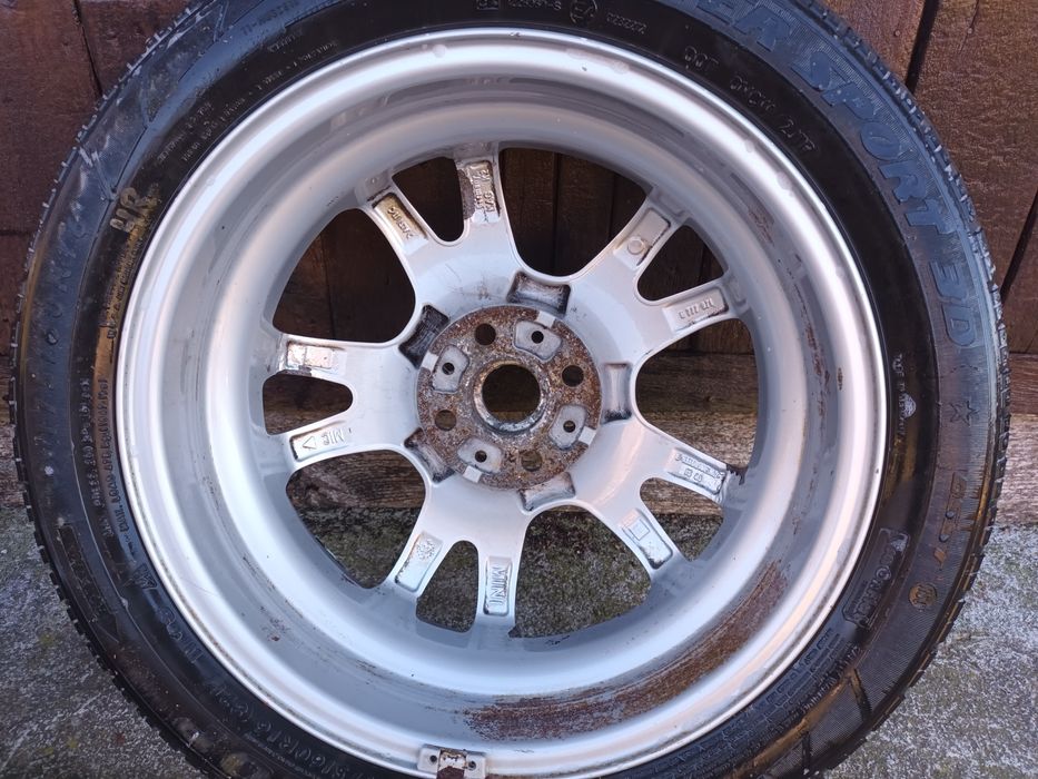 Genti aliaj + cauciucuri iarna Dunlop 175/60 R16