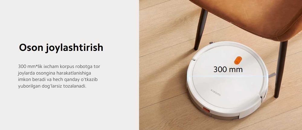 Xiaomi Robot Vacuum Cleaner E5 – 73 000 so‘m/oyiga! Muddatli to‘lov!