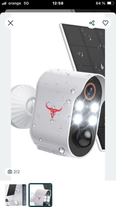 Camera ip cu panou solar