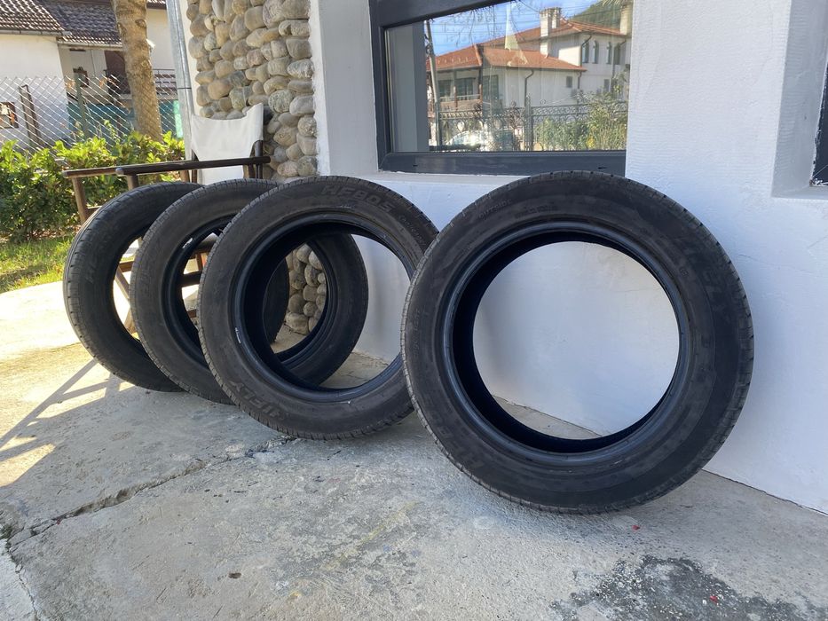 4 бр. летни гуми 205/55 R16 – 1 сезон, ДОТ 0125