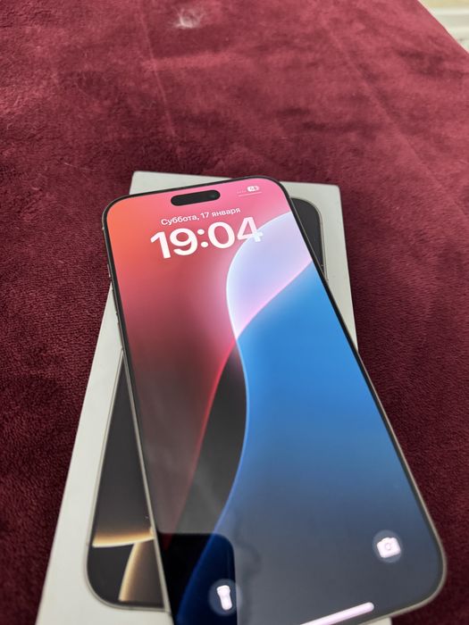 Iphone 16 pro max 256gb holati ideal karobka dokument