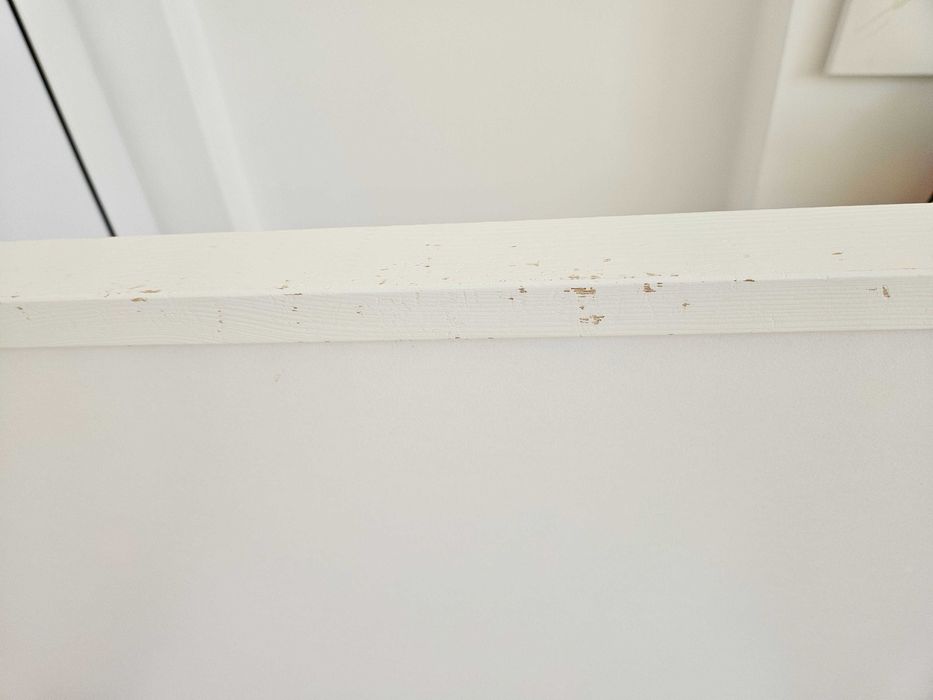 Бебешко легло/кошара Kinderkraft MIA 60×120 см – бяло и естествено дърво