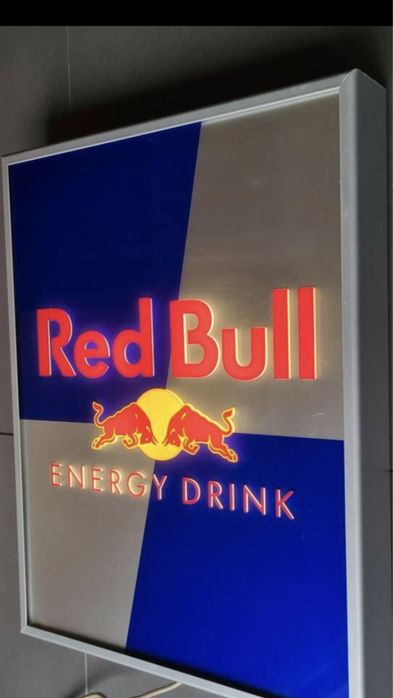 Red Bull-реклама светещо Лого Api- Neon