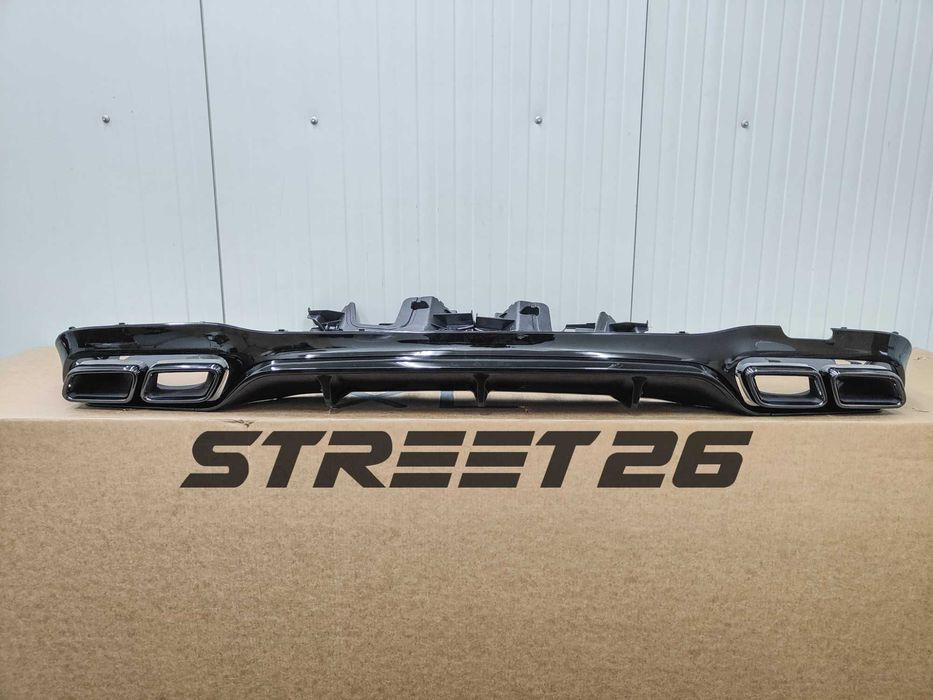 Bara fata E63 AMG E-Class W213 si Difuzor E63 (2016-2020) FULL BLACK