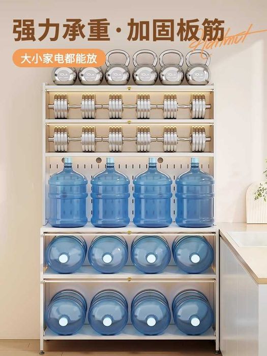 Шкаф — Oshxona uchun koʻp qatlamli poʻlat idishlar shkafi