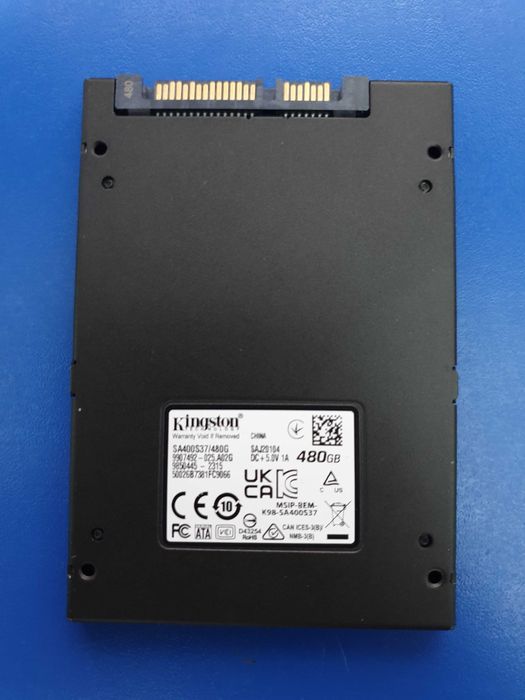 SSD Kingston A400 480 GB
