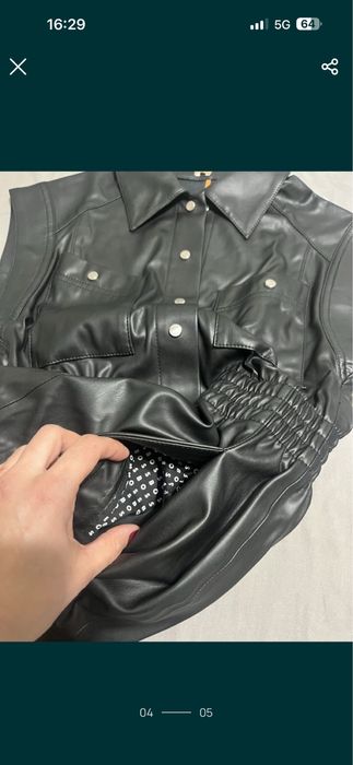 Рокля на  HUGO  с пайети и нова кожена рокля на BOSS