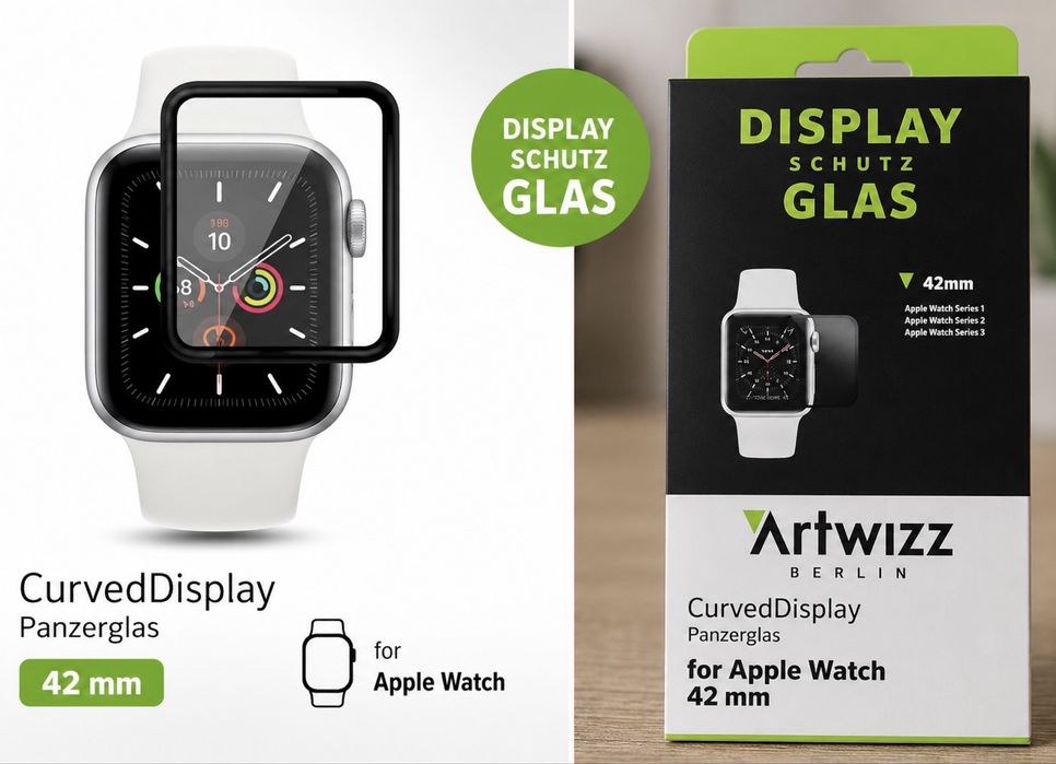 Защитно стъкло за Apple Watch 42mm — ново, неотваряно