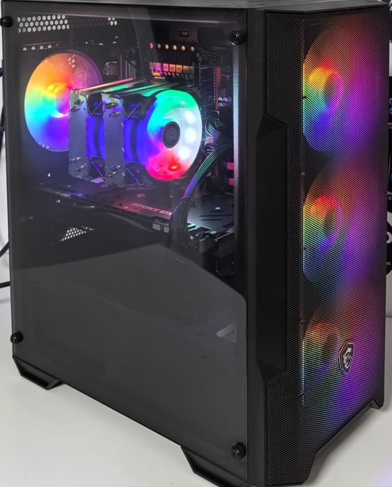 Pc Gaming i7 16gb SSD HDD GTX nvidia 8gb RGB win 11 licență office