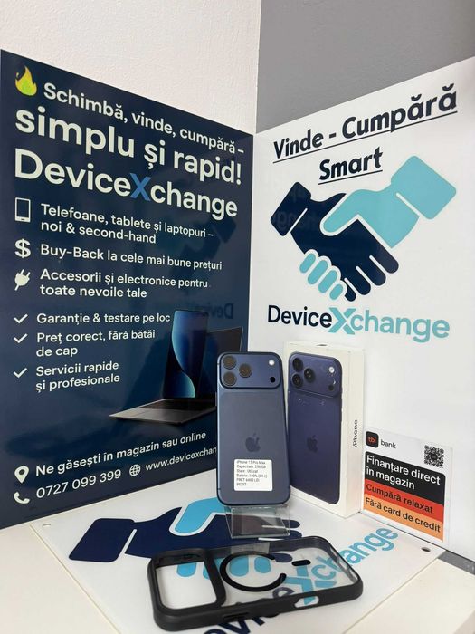 iPhone 17 Pro Max 256 100% 64c * Garantie *Buy Back * deviceXchange