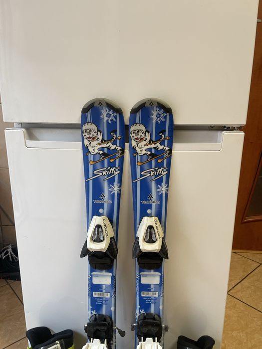 Schiuri copii 80 cm cu clapri set ski