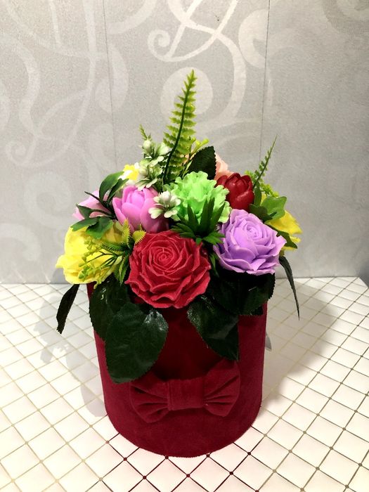 Sovunli gullar, Букеты и композиции из мыло