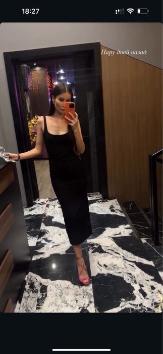 Платье Zara до щиколотки