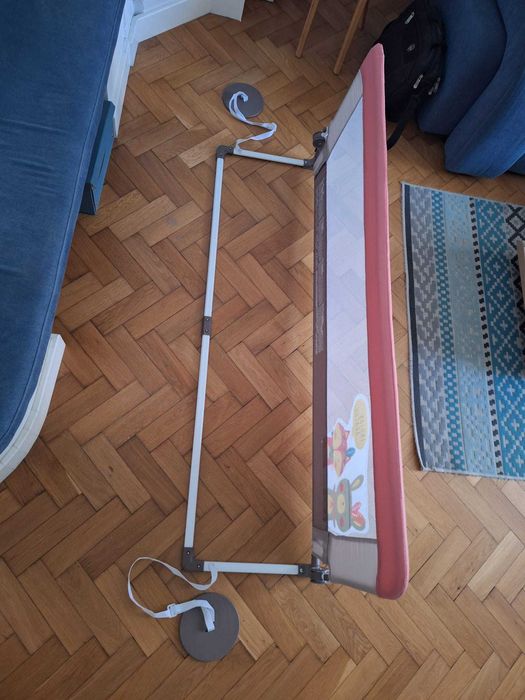Bariera protecție pat rabatabilă pentru bebeluși
