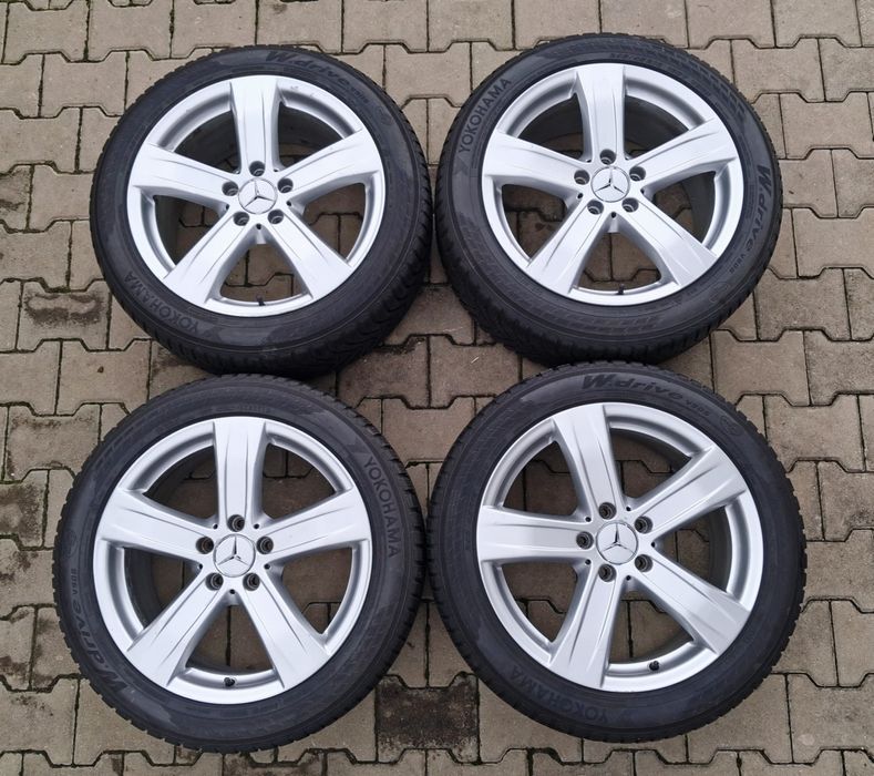 Jante Mercedes pe 18 anvelope iarnă CLS E C CLA S  GLA GLC roti jenti