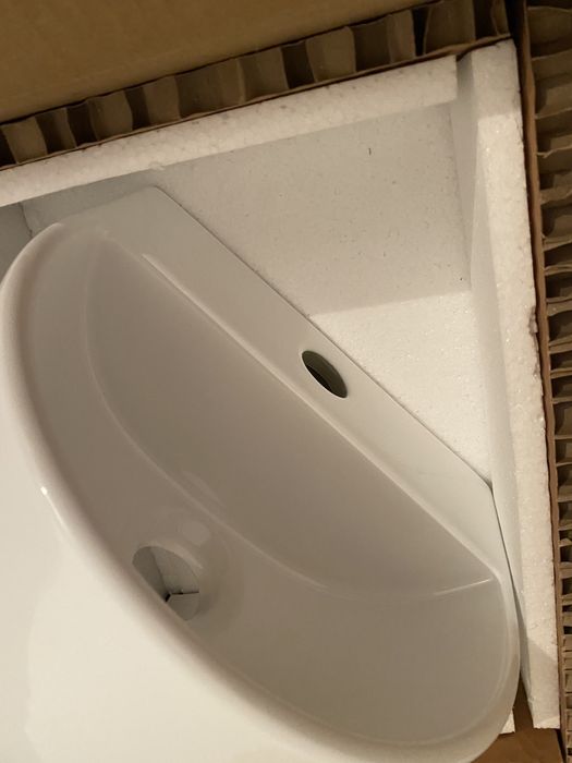 Lavoar EGO Ahile 30x25x12 (Lxlxh) Alb