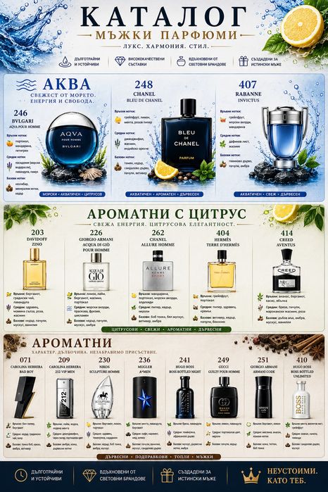 Парфюми Аналози Рефан
