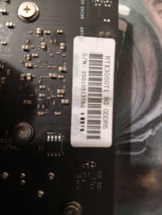 RTX 3050 ti 8 гигов laptop