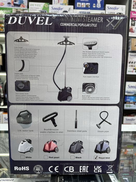 Новый вертикальный отпариватель Duvel X7! Паровой утюг! Par dazmol!