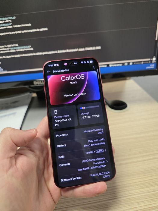 Oppo Find X9 Pro Red, 16GB/512Gb Fullbox
