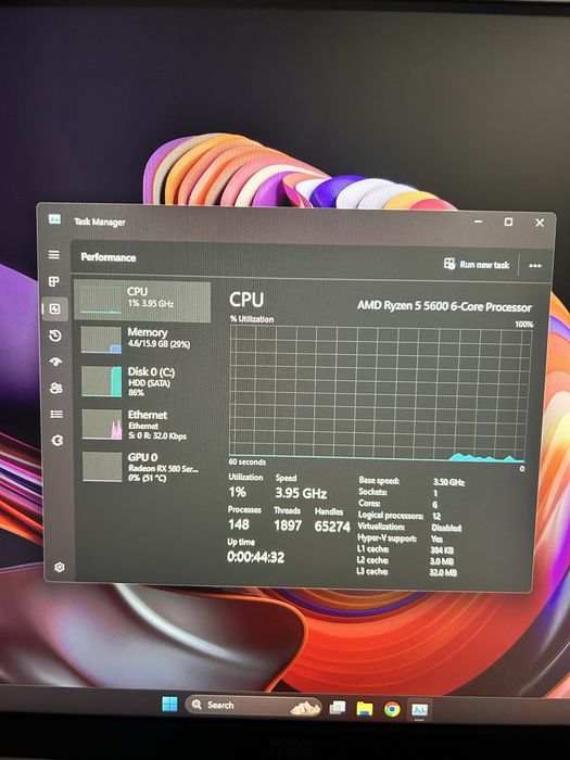 PC Gaming 5600X + Scaun gaming myria + RX 580 8GB + Monitor 180Hz