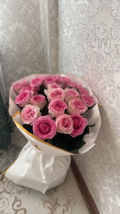 Цветы 21 штук роза