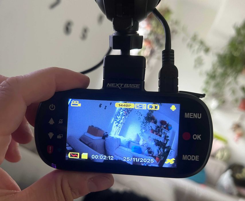 Camera auto Nextbase 512GW 1440P GPS WiFi suport geam functionala