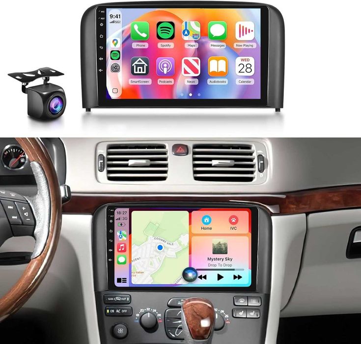 Мултимедия с Android за Volvo S80 навигация плеър Волво S80 двоен дин