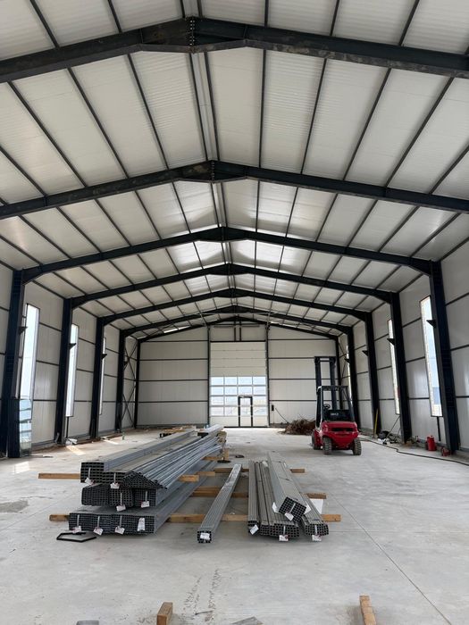Vand hala pe structura metalica diferite dimensiuni calitate superioara