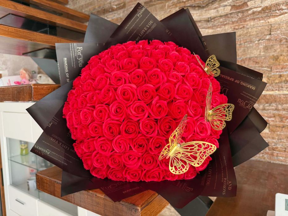 Aranjamente cu flori de săpun