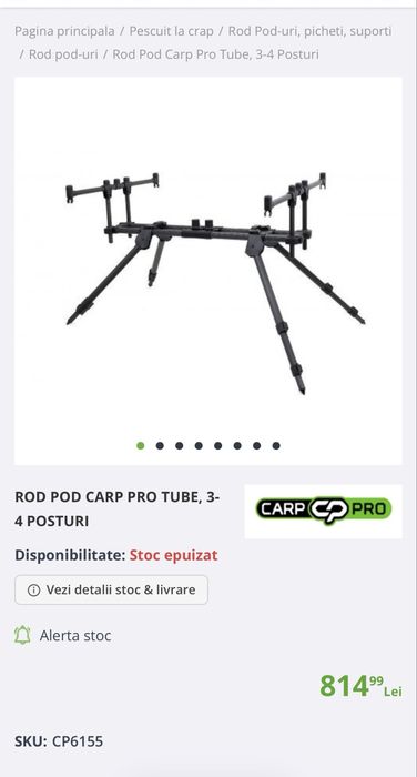Rodpod carp pro 4 posturi