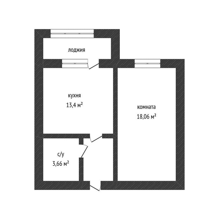 Продам 1 комнатную Батыс 2