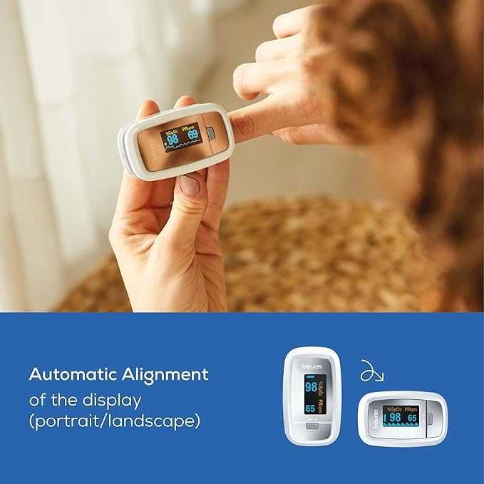 Апарат за измерване на пулс Beurer PO30 Пулсов оксиметър + SpO2
